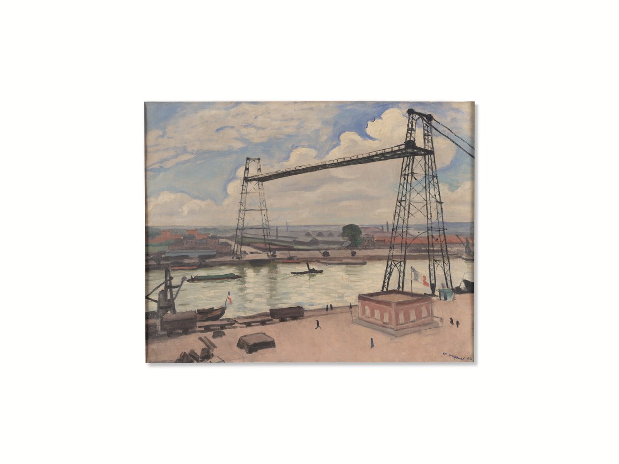 ルーアン、スウェーデンのトランスポーター ブリッジ av Albert Marquet