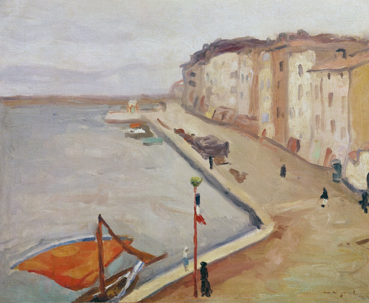 スウェーデンのサントロペ港 av Albert Marquet