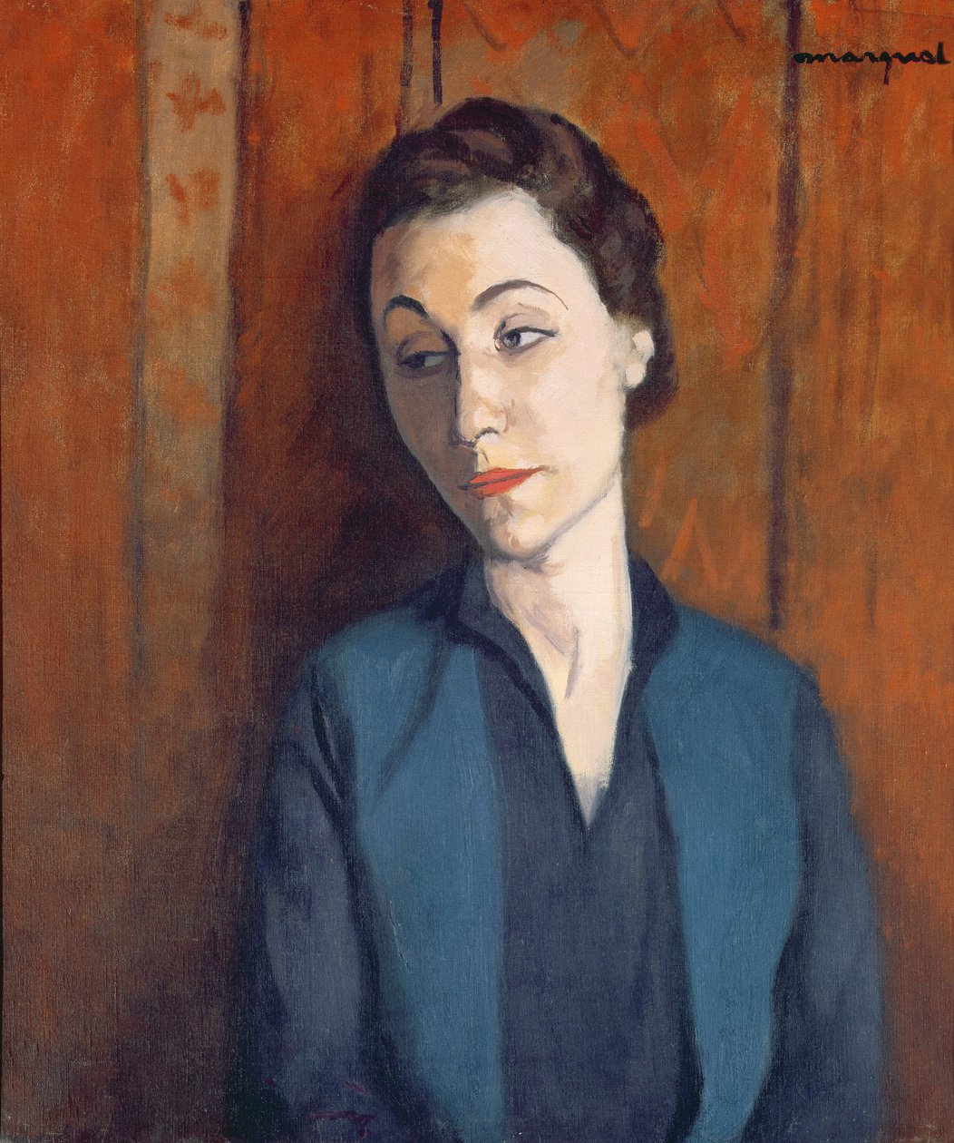 Kvinnan i blått av Albert Marquet