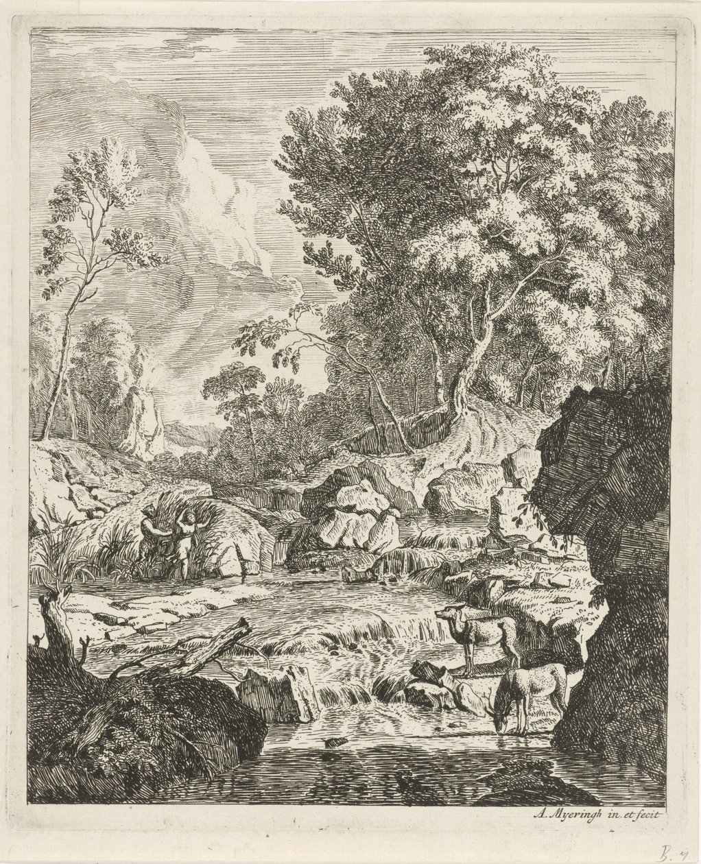 Pan och Syrinx Landskap (serietitel) av Albert Meyering