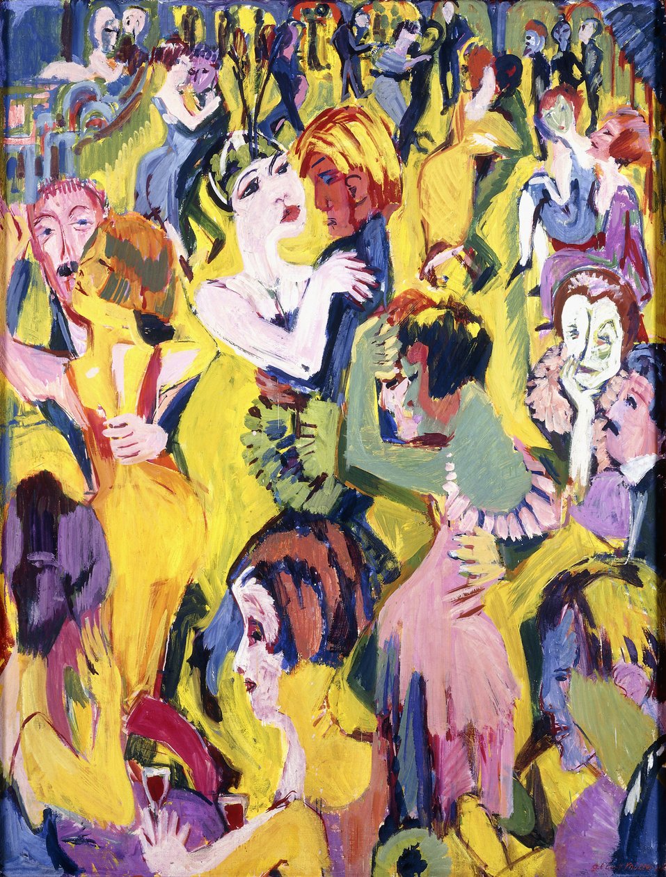Veglione i Mendrisio, 1926 av Albert Muller