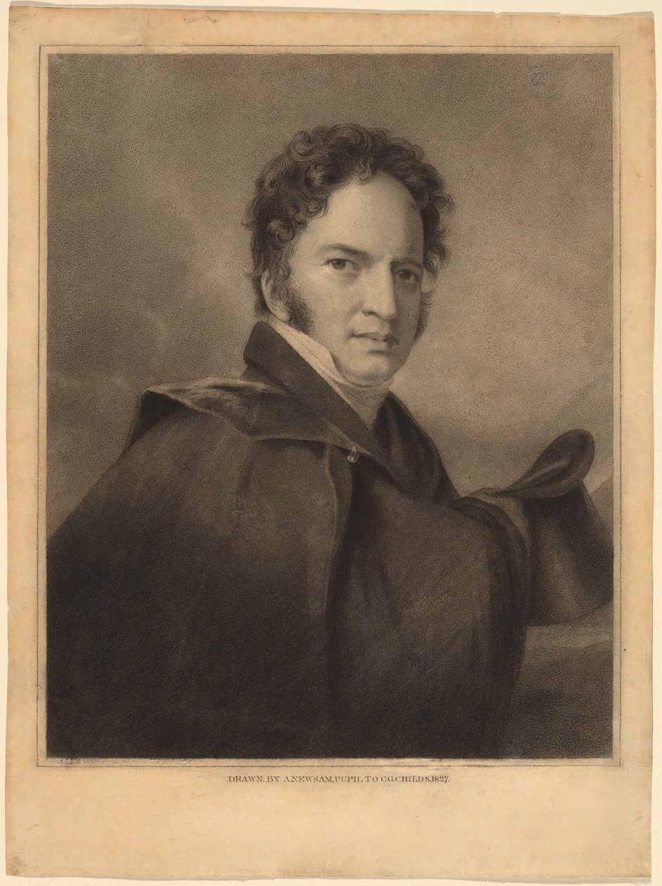Gideon Fairman av Albert Newsam after Thomas Sully