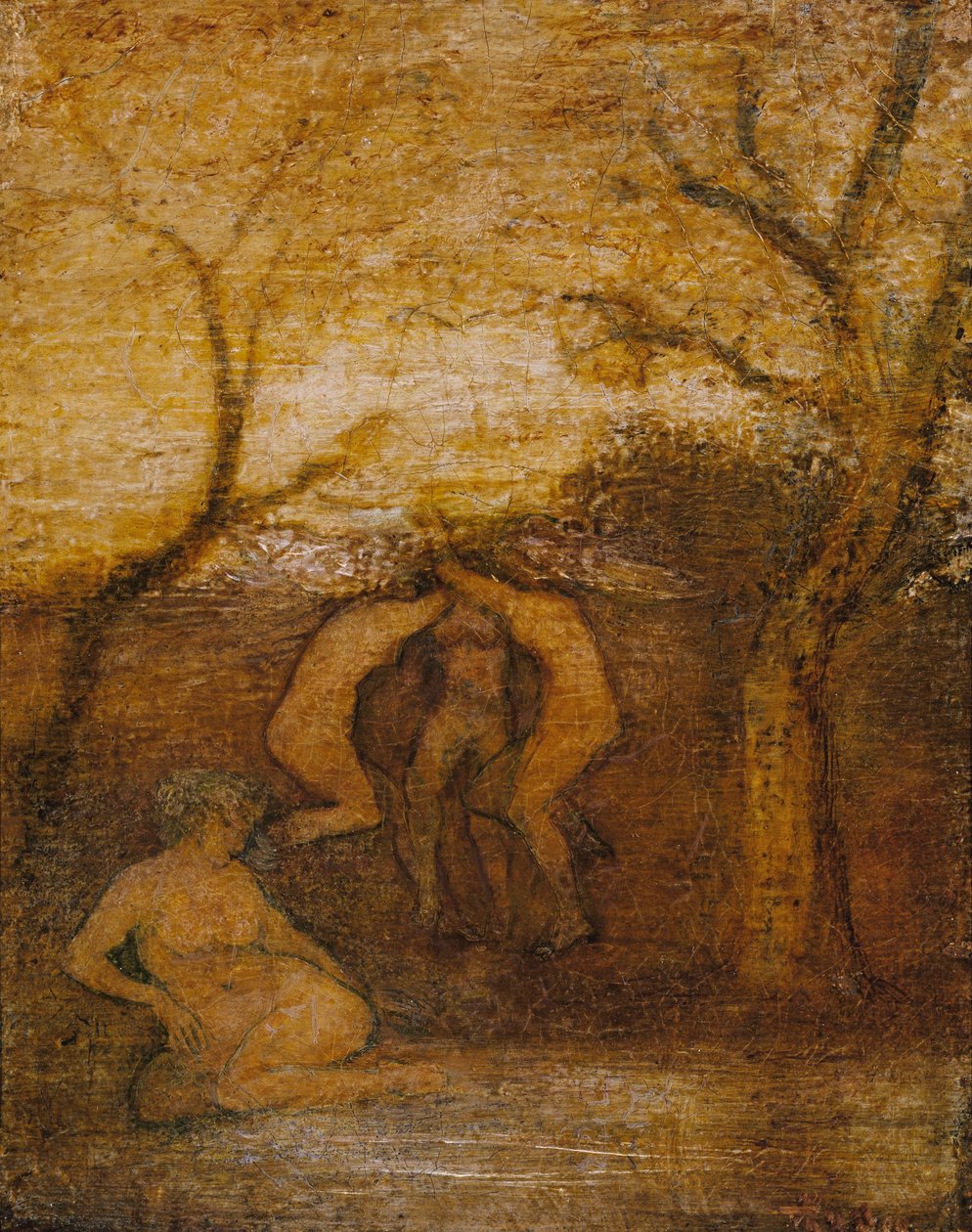 Dansande dryader av Albert Pinkham Ryder