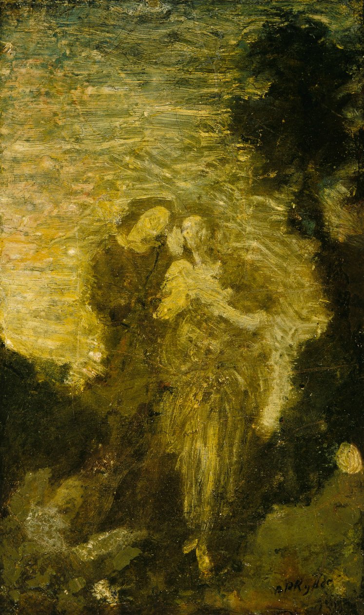 Florizel och Perdita av Albert Pinkham Ryder