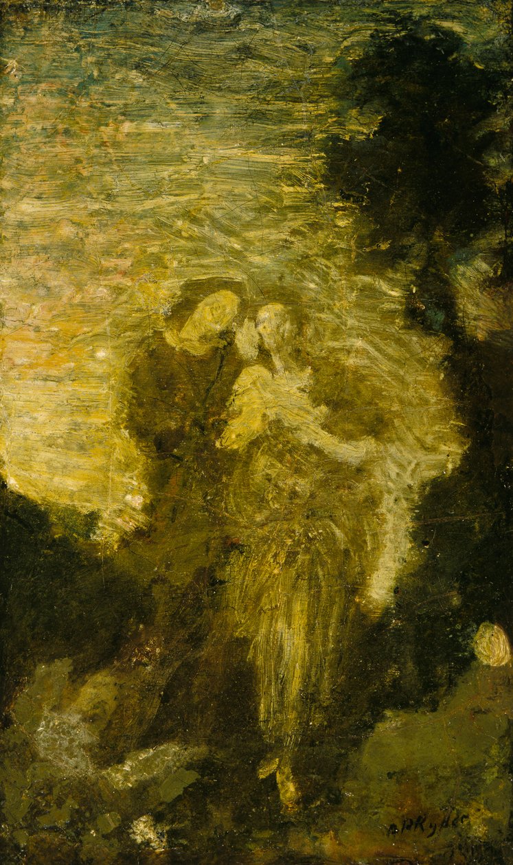 Florizel och Perdita, 1887. av Albert Pinkham Ryder
