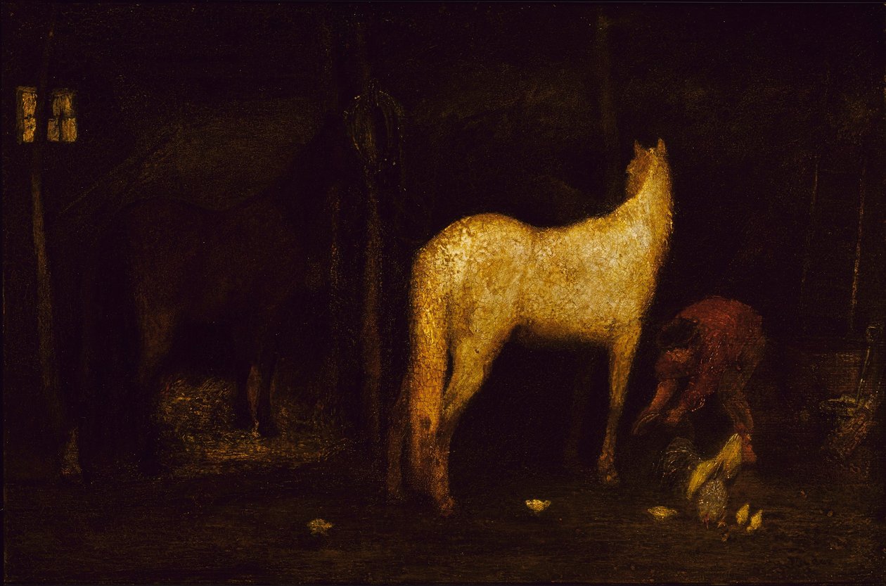 I stallet av Albert Pinkham Ryder