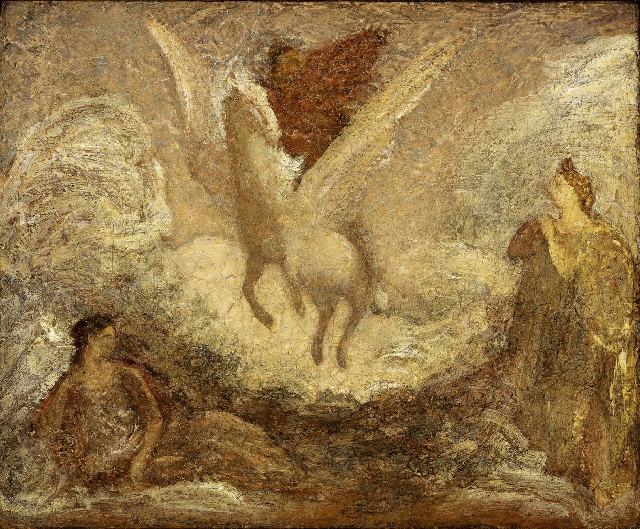 Pegasus Avgår av Albert Pinkham Ryder