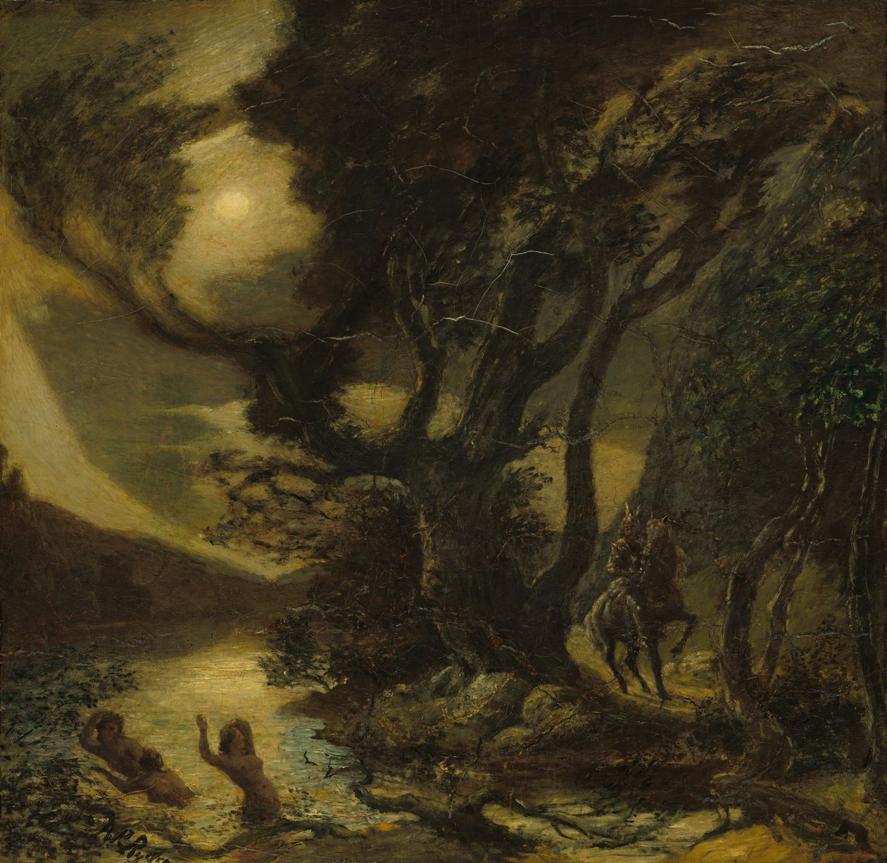 Siegfried och Rhenjungfrun av Albert Pinkham Ryder