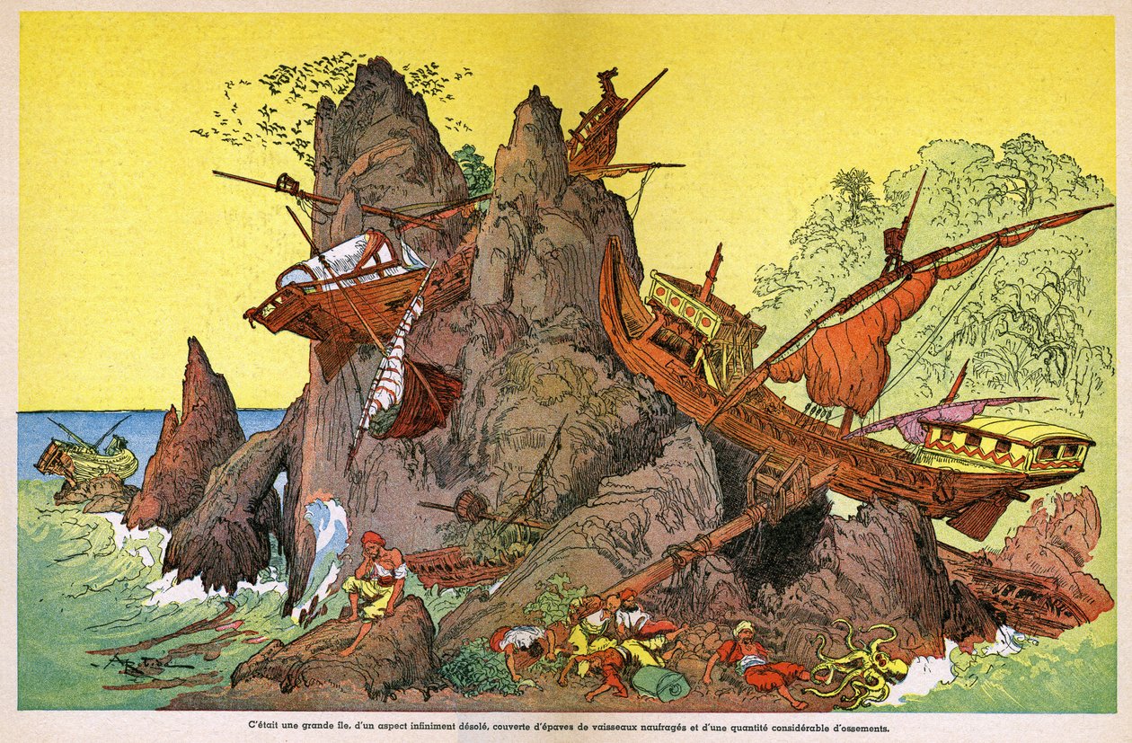 Sindbad sjömannen av Albert Robida