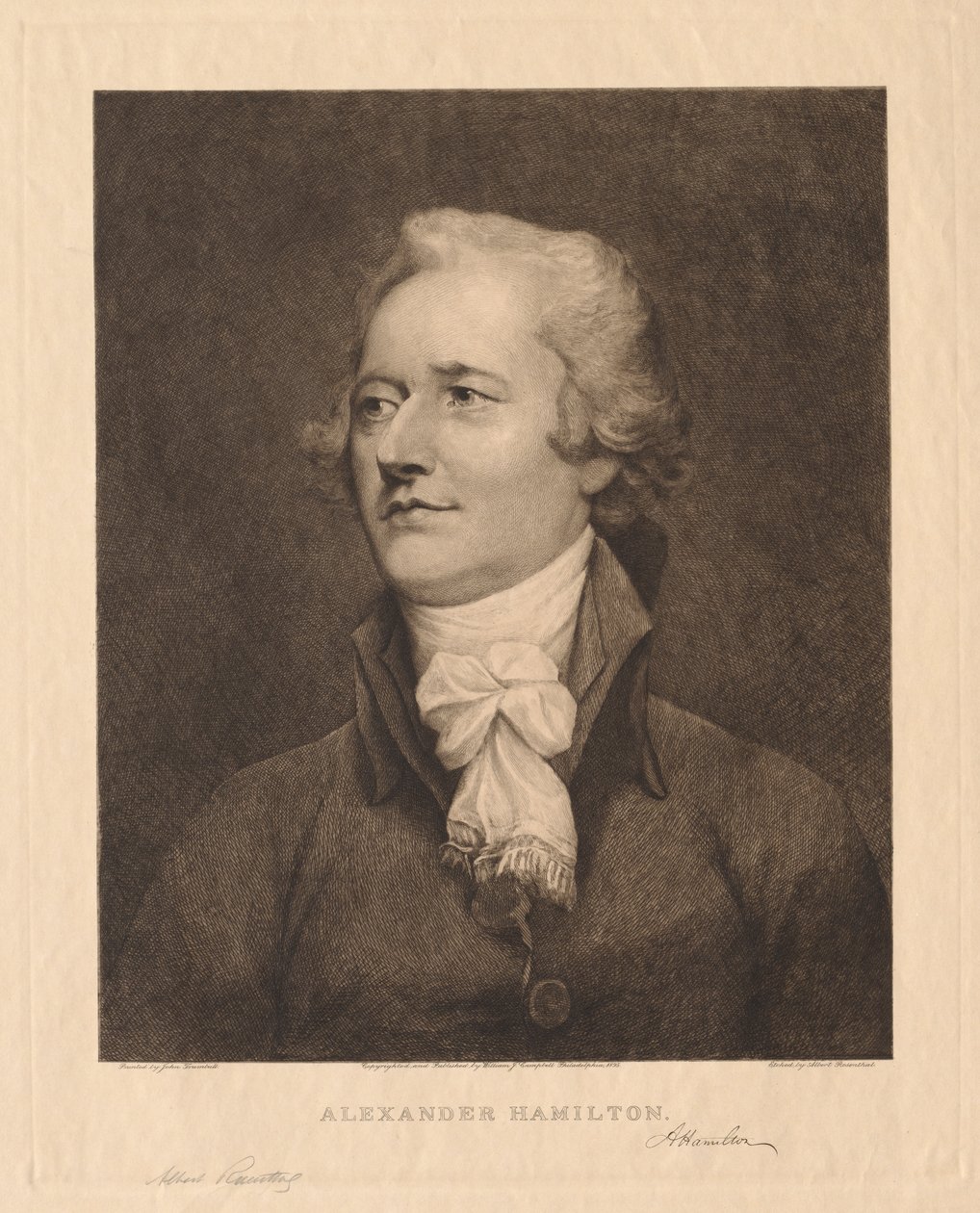 Alexander Hamilton av Albert Rosenthal