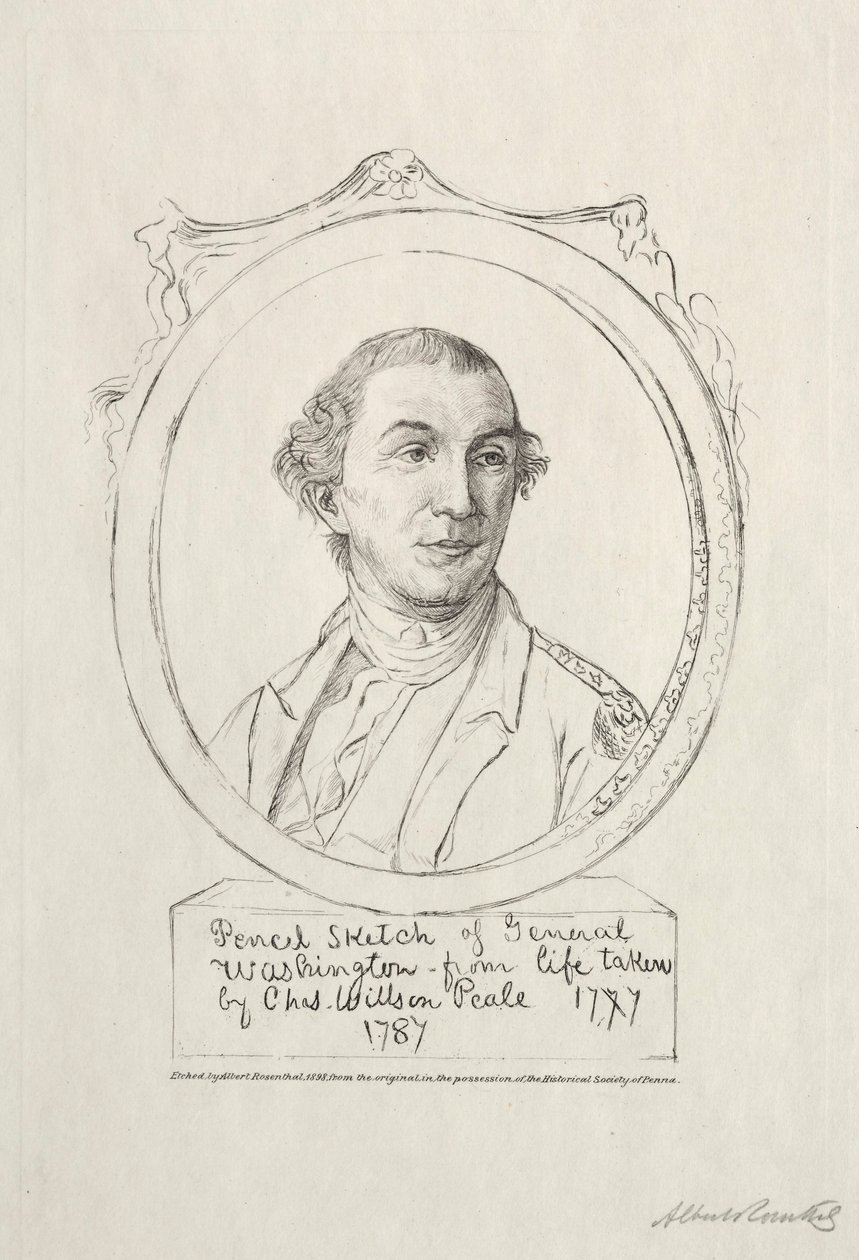 George Washington, 1898. av Albert Rosenthal