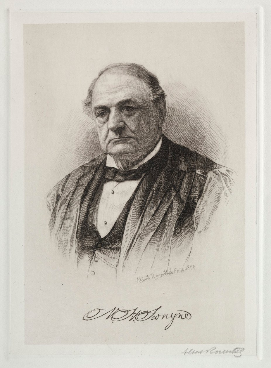 W. H. Swayne, 1890. av Albert Rosenthal