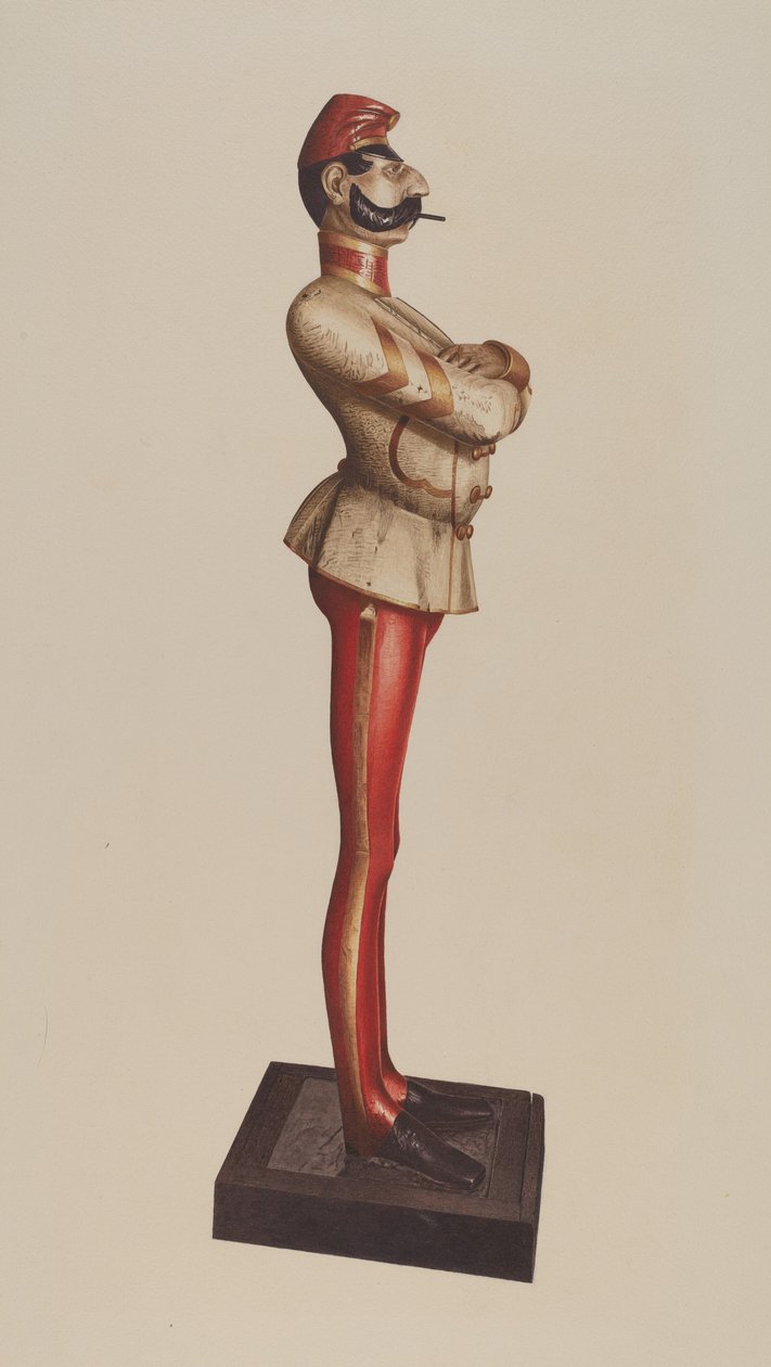 Cigarraffärsfigur av Albert Ryder