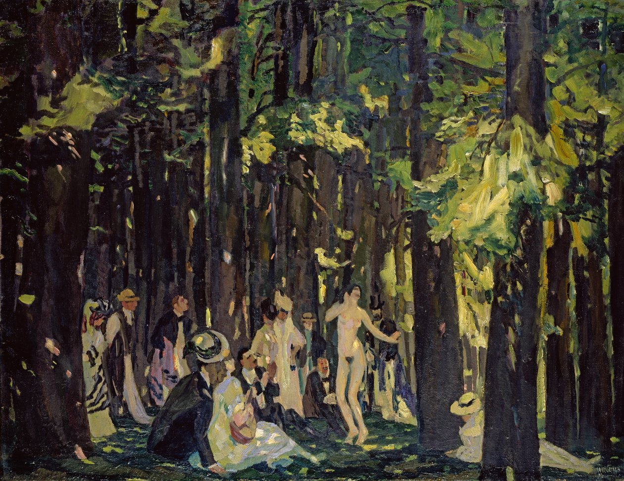 sommardag av Albert Weisgerber