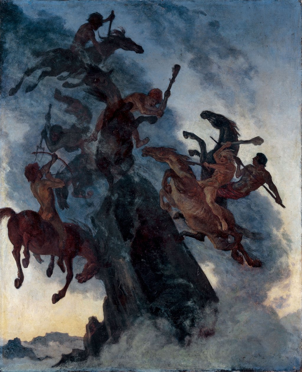 Fog Riders av Albert Welti