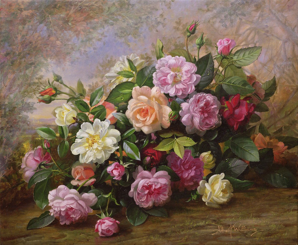 AB/284/2 A Fantasy of Roses av Albert Williams