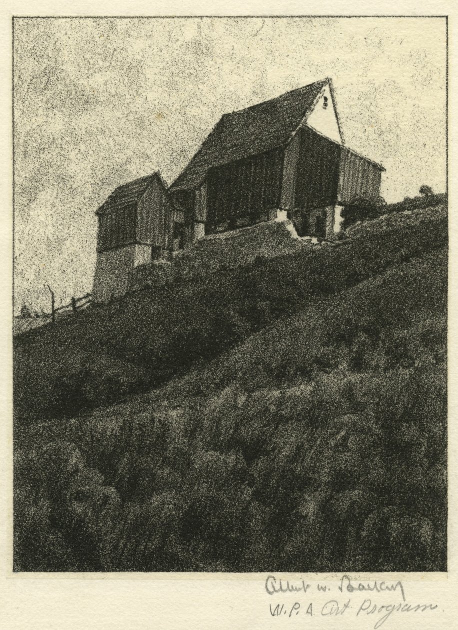 Upper Barn av Albert Winslow Barker