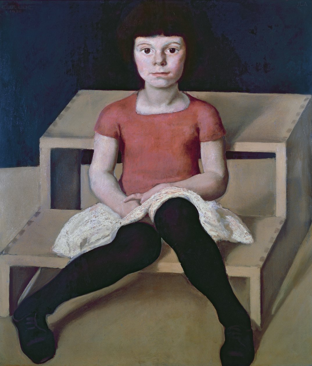 Konstnärens yngsta dotter, 1920 av Albin Egger Lienz