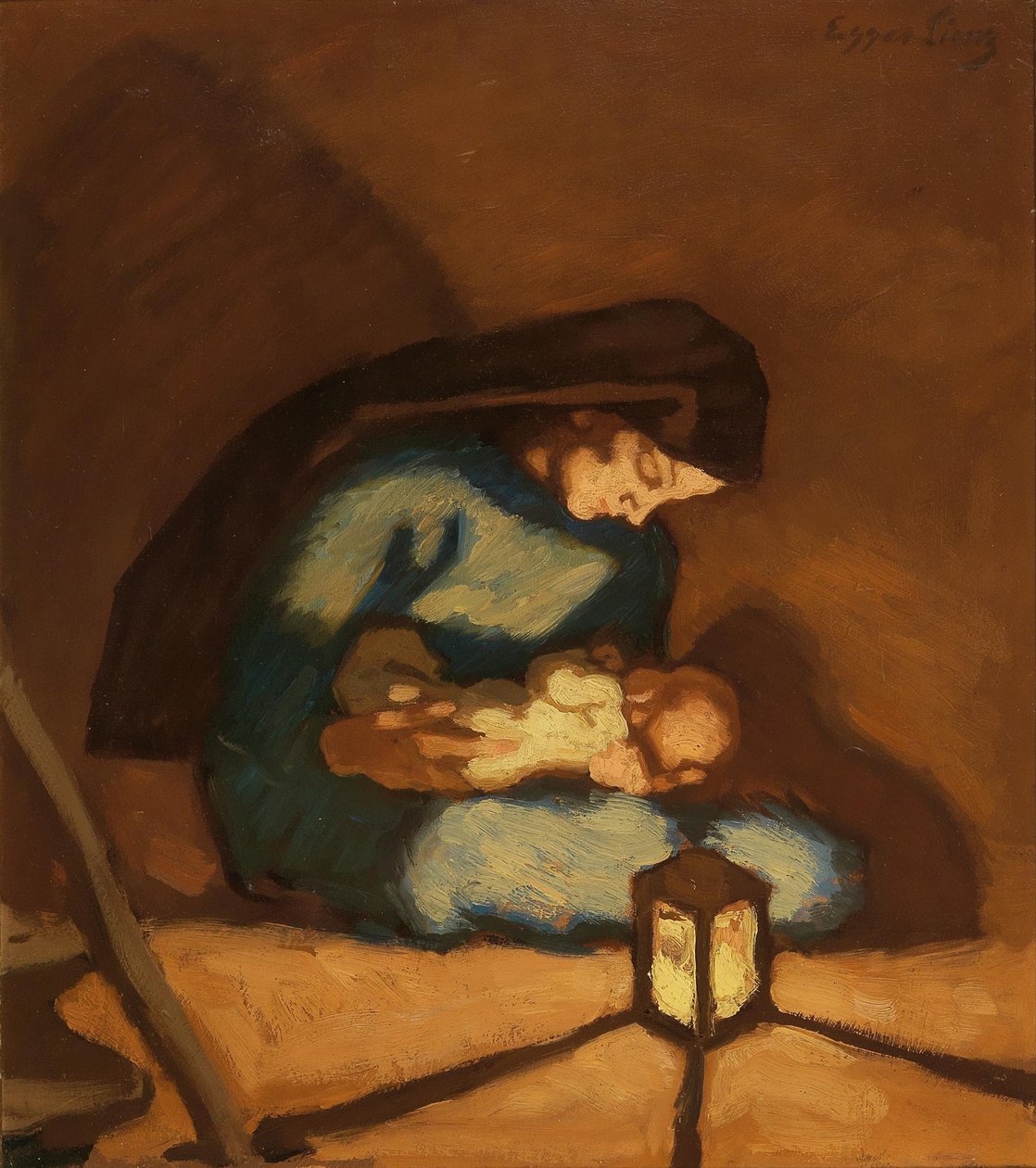 Madonna, c. 1922. av Albin Egger Lienz