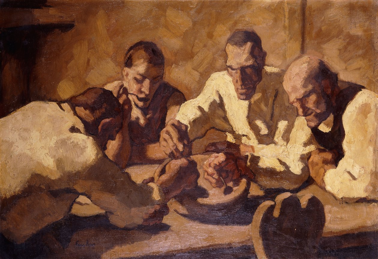 Måltiden av Albin Egger Lienz