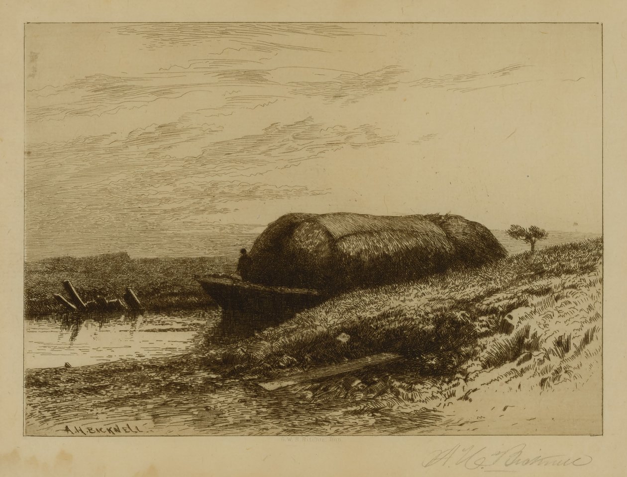 Pråm av Albion Harris Bicknell