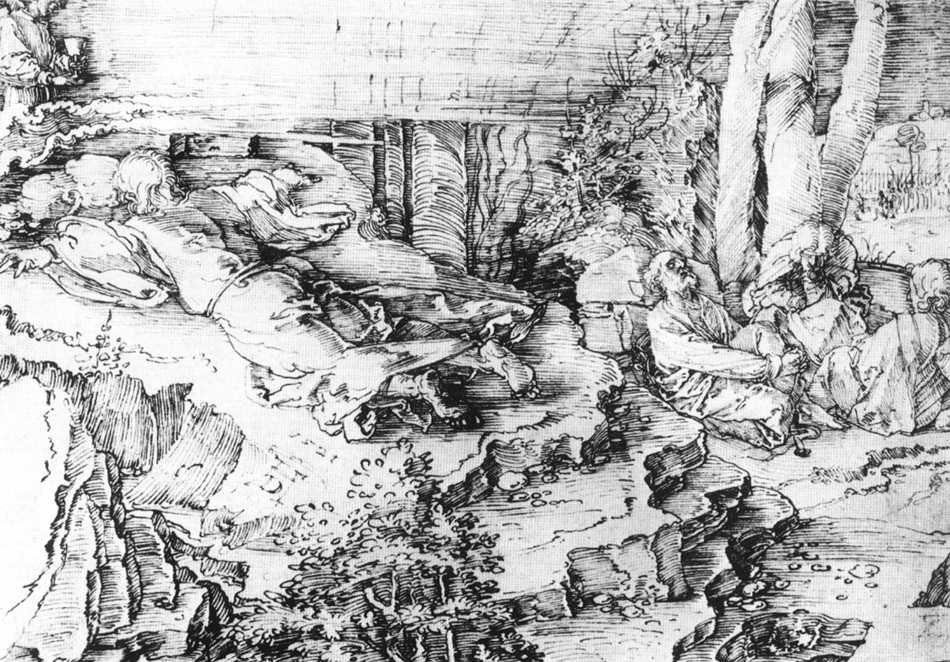 Christ on the Mount of Olives av Albrecht Dürer