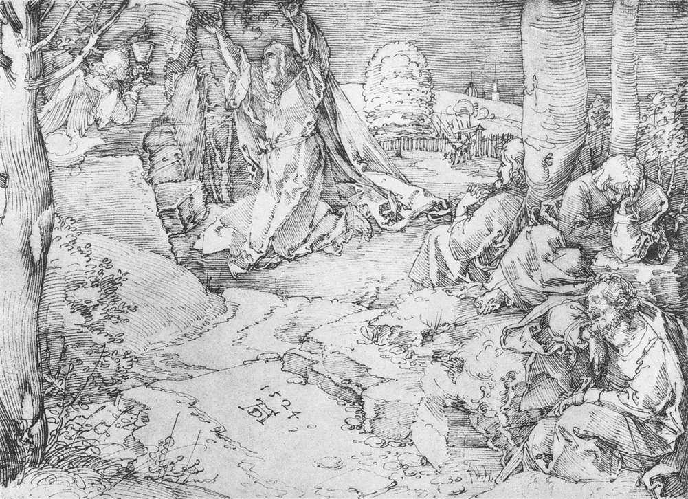 Christ on the Mount of Olives av Albrecht Dürer