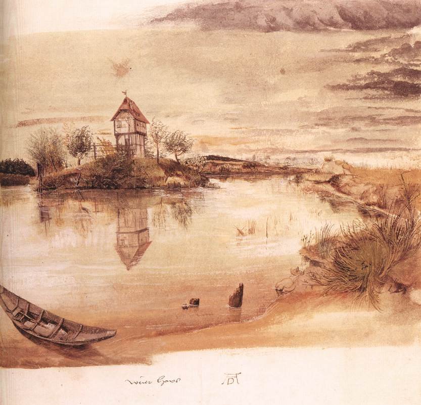 House by a Pond av Albrecht Dürer