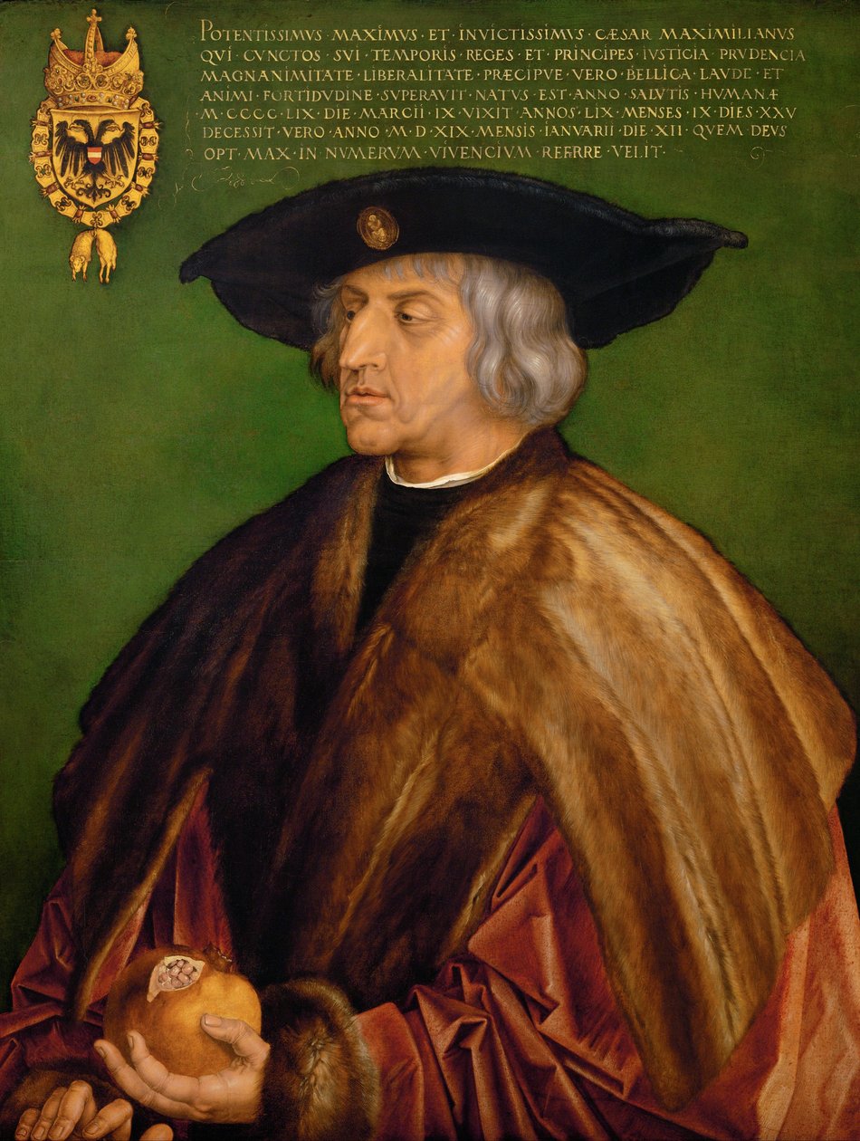 Maximilian i, helig romersk kejsare av Albrecht Dürer