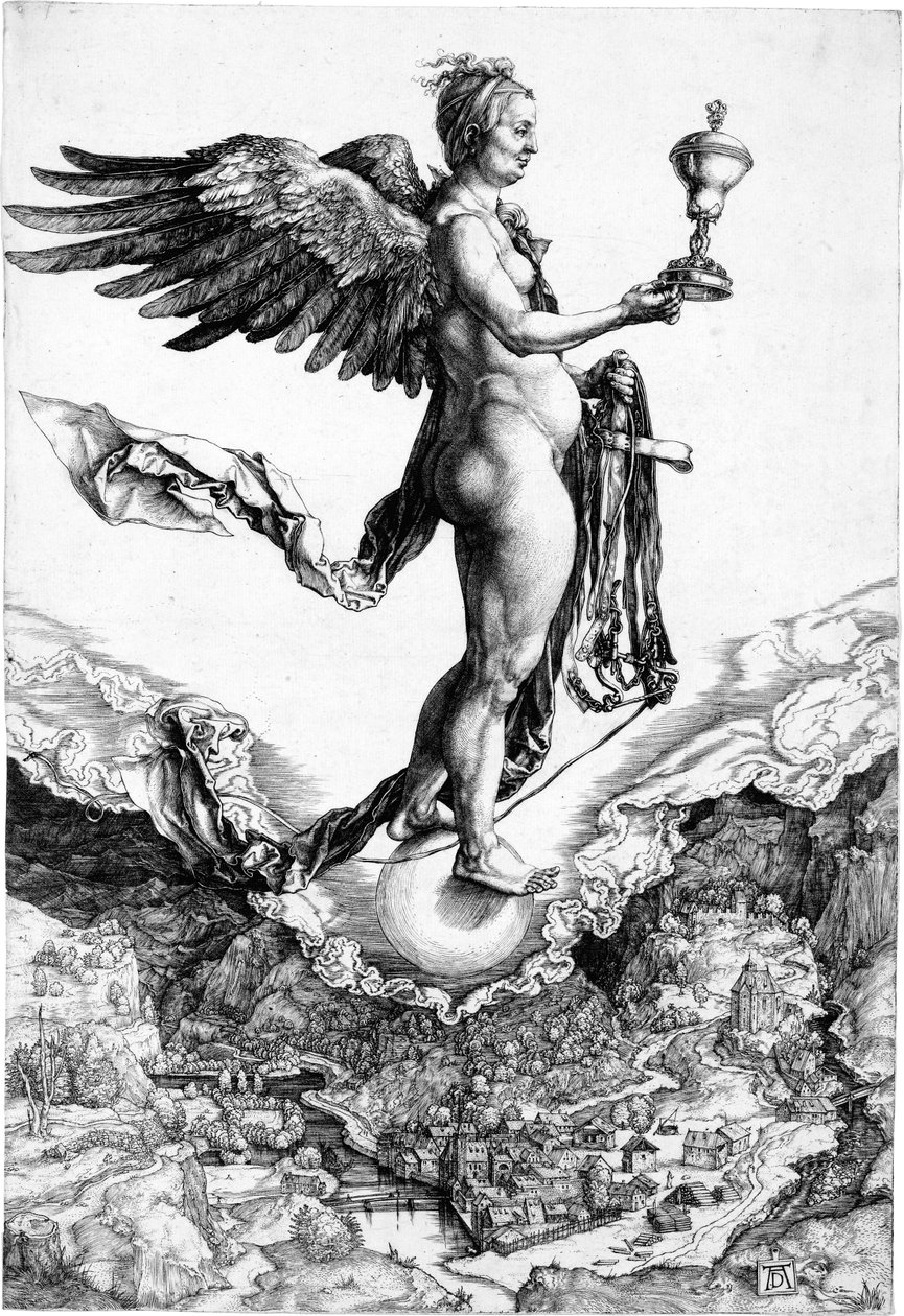 Nemesis eller lycka av Albrecht Dürer