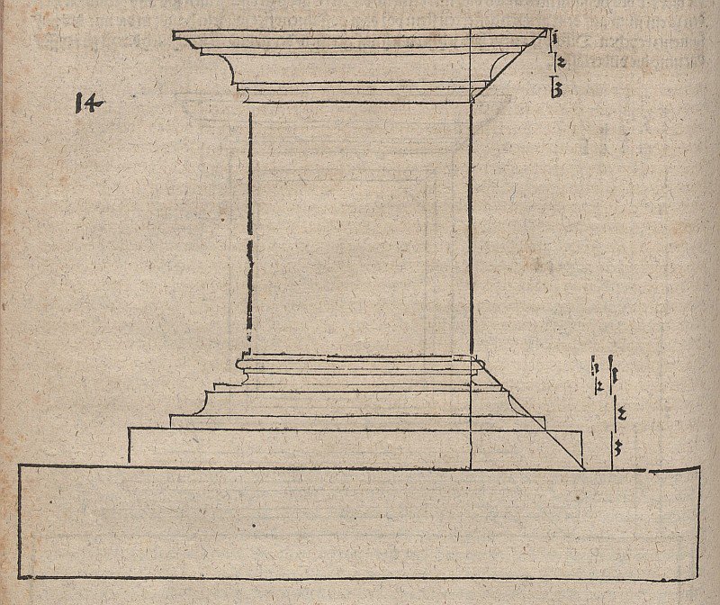 Sockel ohne Stufen für ein geplantes Denkmal av Albrecht Dürer