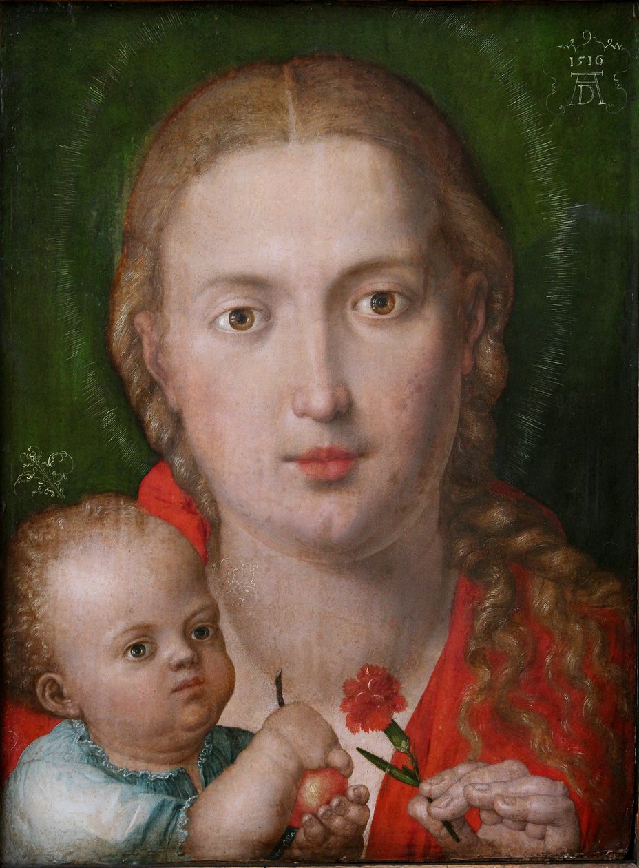 Carnationens Madonna av Albrecht Dürer