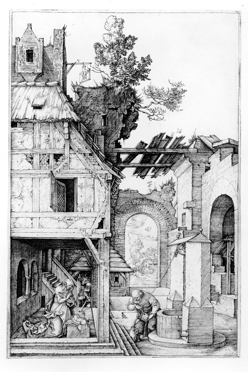 Födelsekyrkan, c.1504 av Albrecht Dürer
