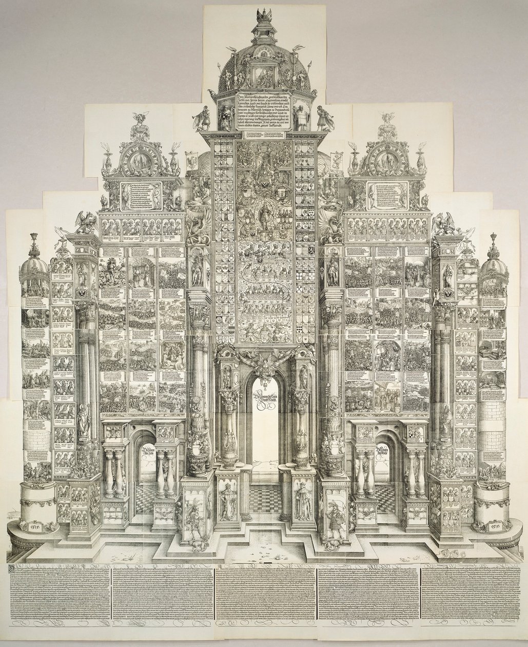 Den triumfbåge av maximilian av Albrecht Dürer