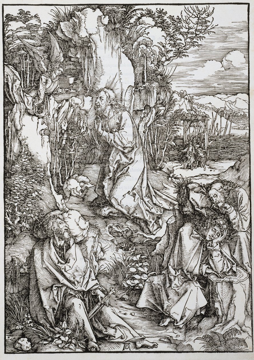 Agony in the Garden, c.1496-97 av Albrecht Dürer