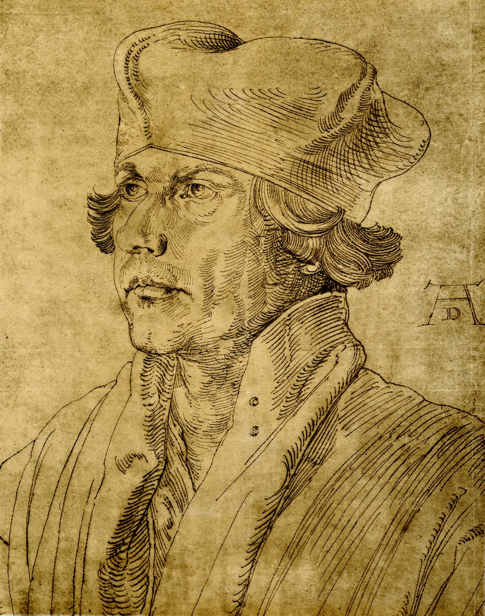 Kardinal Matthäus Lang von Wellenburg av Albrecht Dürer