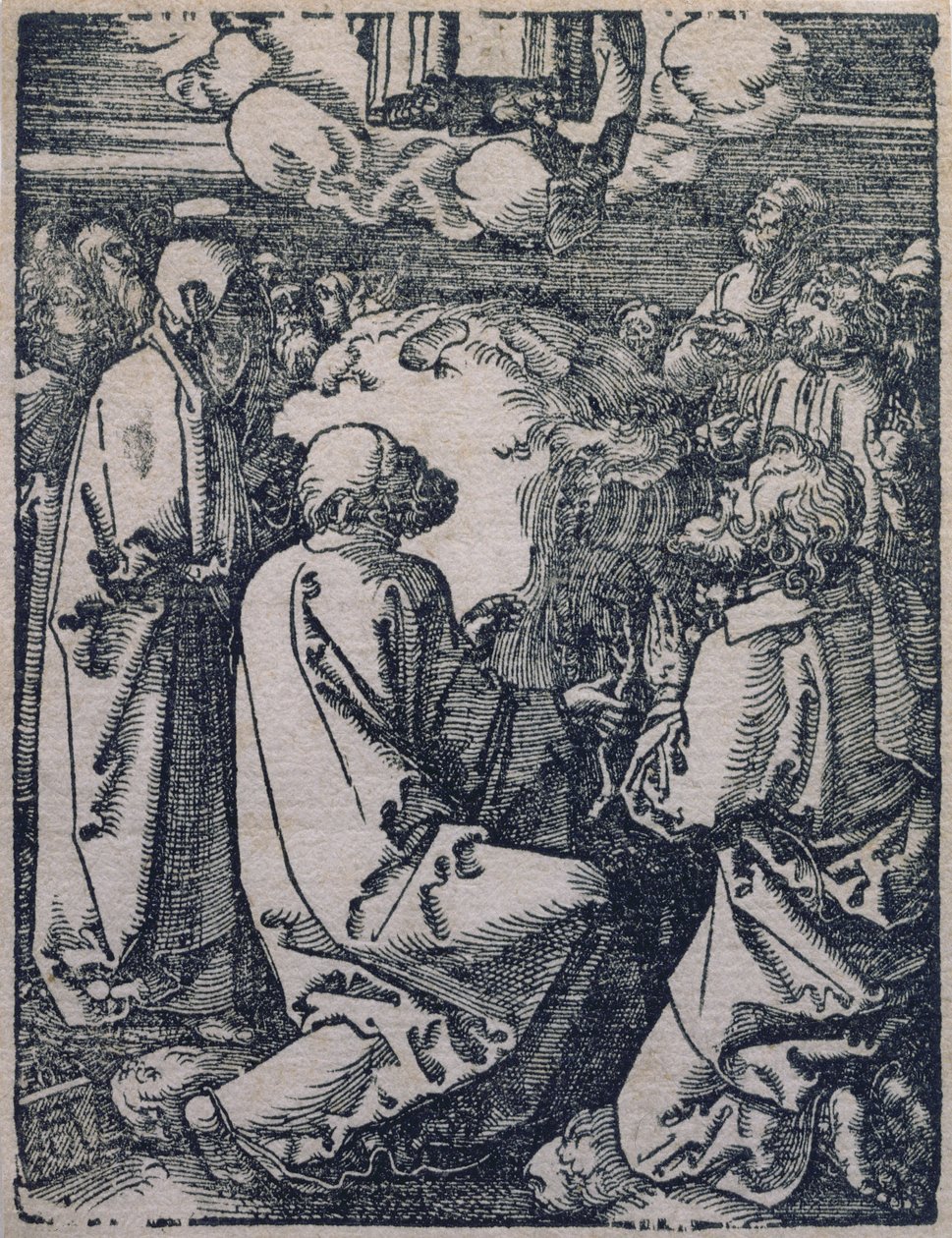 Kristi himmelsfärd, 1511 av Albrecht Dürer