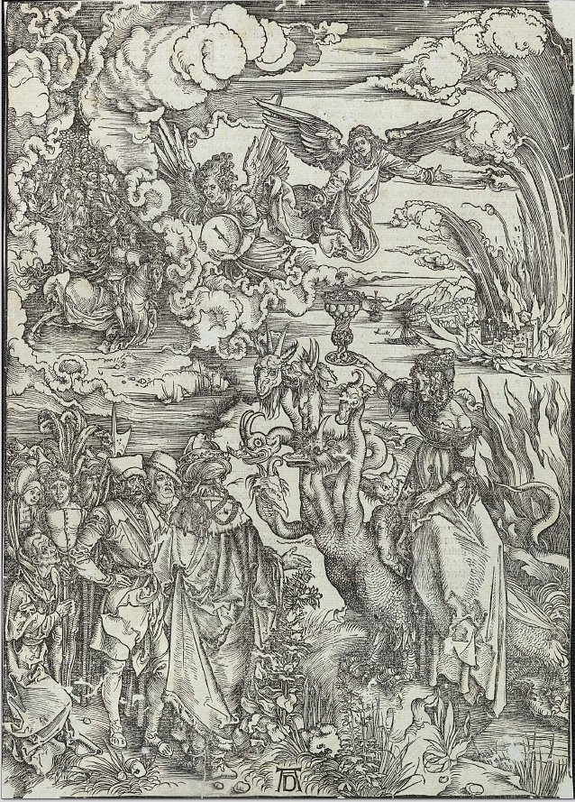 The Whore of Babylon av Albrecht Dürer