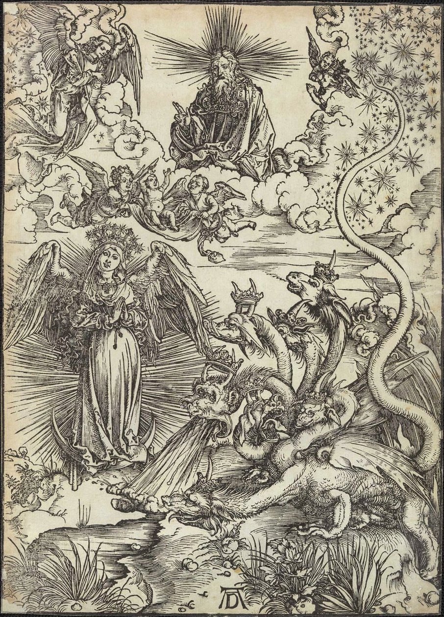 The Woman Clothed with the Sun av Albrecht Dürer