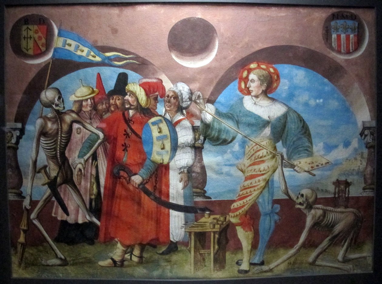 Copy of the Danse Macabre of the Dominican cemetery of Bern av Albrecht Kauw