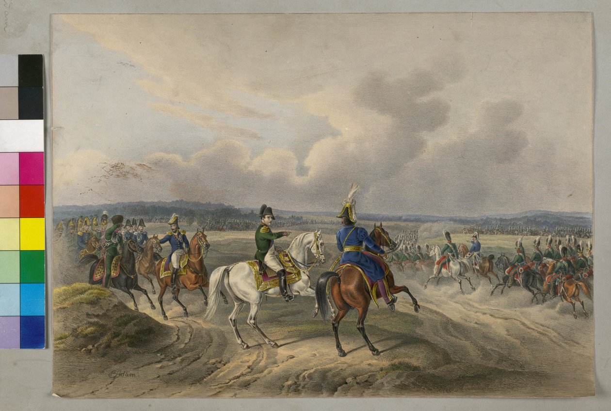 1812 Napoleon I vid Duena av Albrecht Adam
