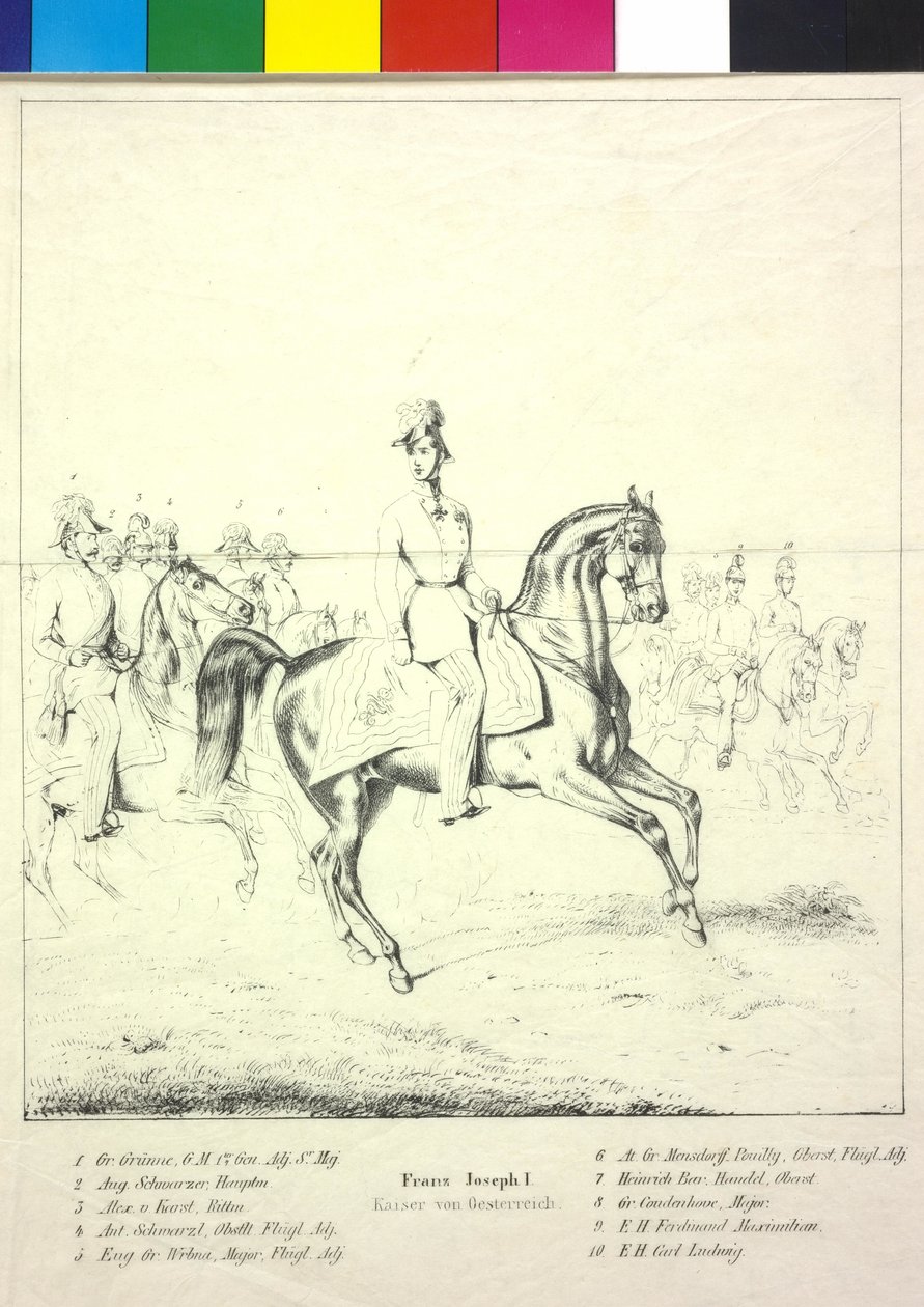 Kejsare av Österrike Franz Joseph I av Albrecht Adam