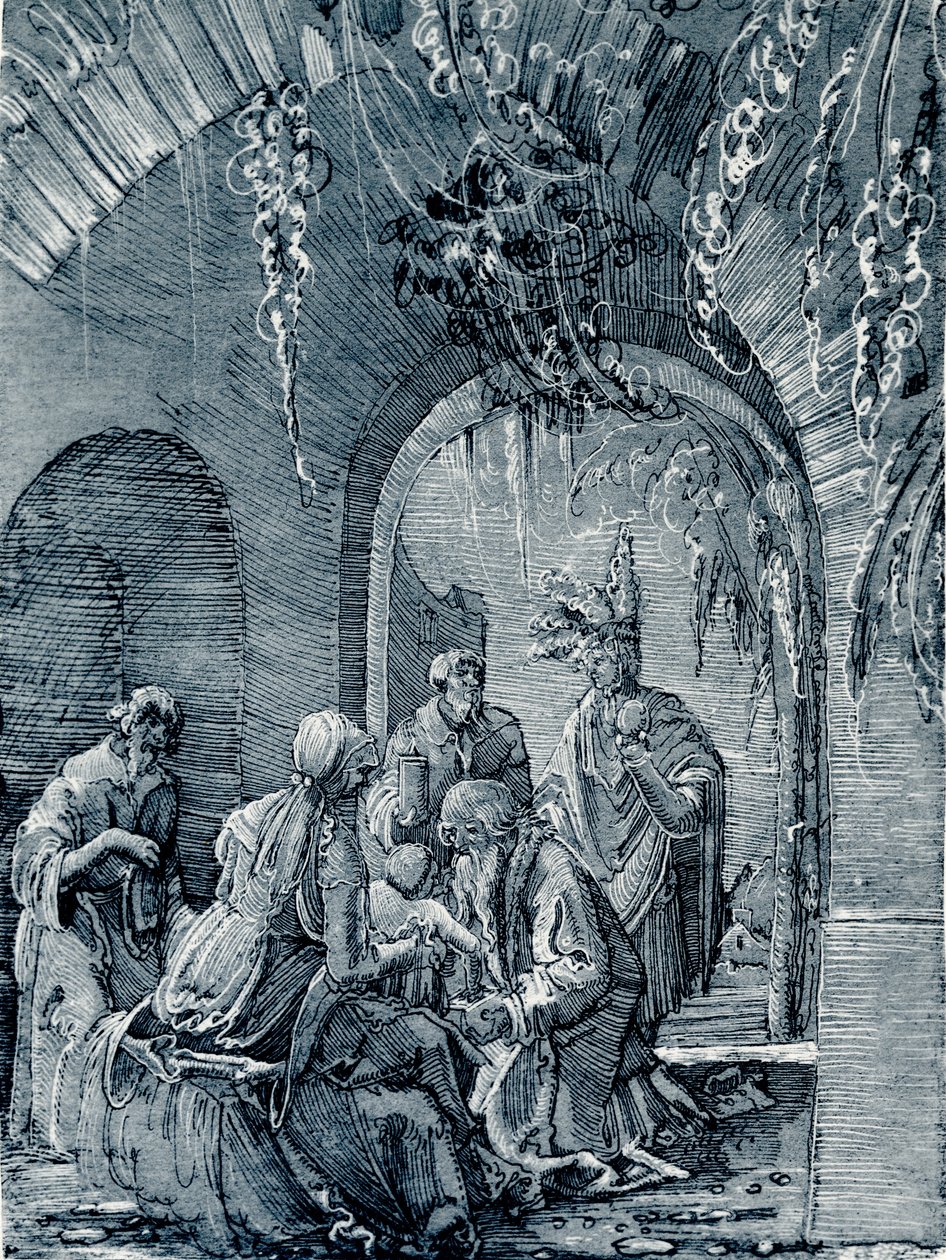 Tillbedjan av Magi av Albrecht Altdorfer
