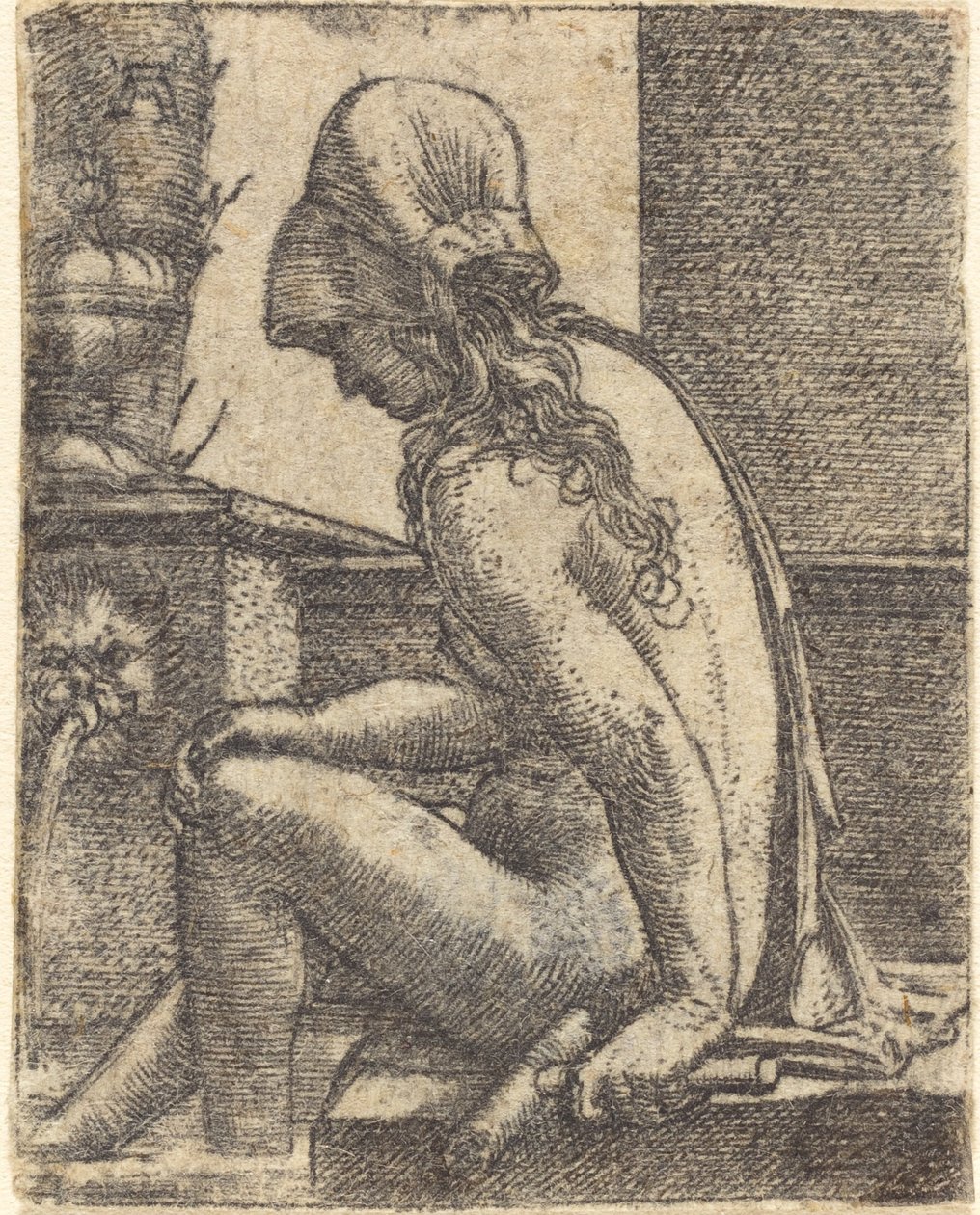 Badande kvinna av Albrecht Altdorfer