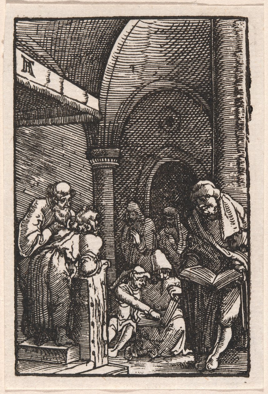 Kristus disputerar med läkarna av Albrecht Altdorfer