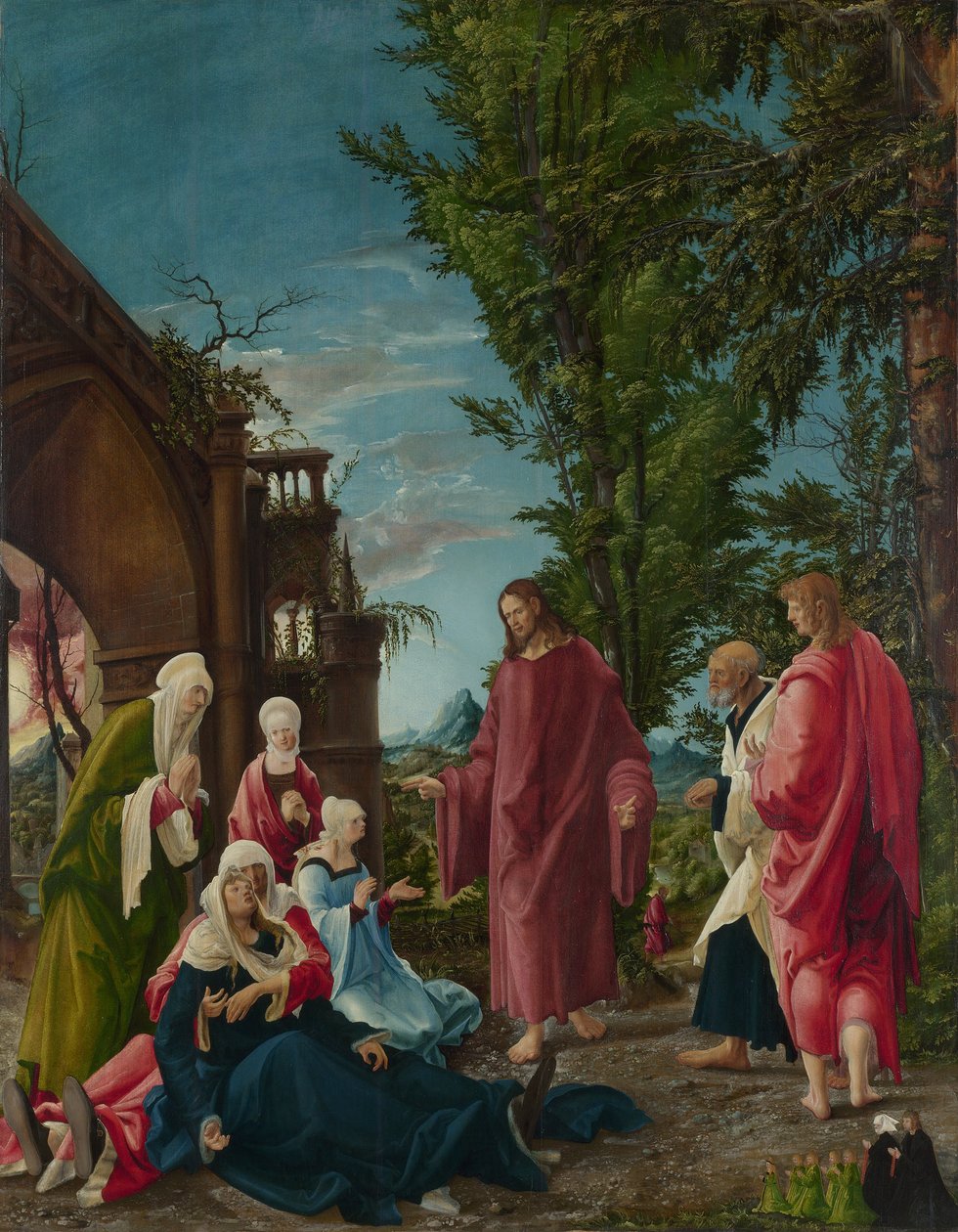 Kristus tar avsked av sin moder av Albrecht Altdorfer