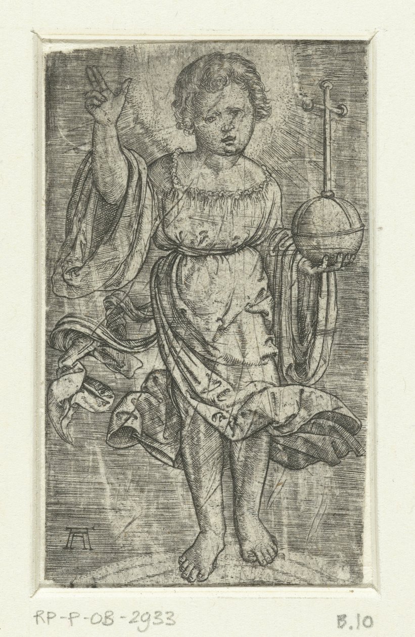 Kristusbarn på en regnbåge av Albrecht Altdorfer