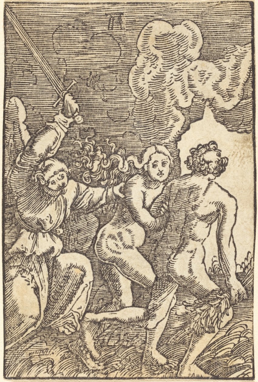 Utvisning från paradiset av Albrecht Altdorfer