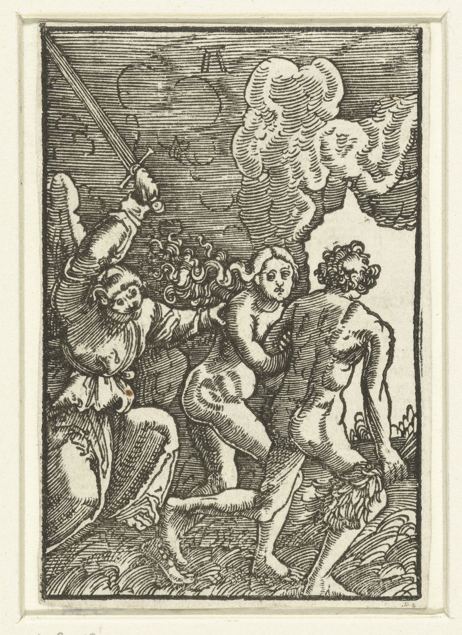 Utvisning från paradiset av Albrecht Altdorfer