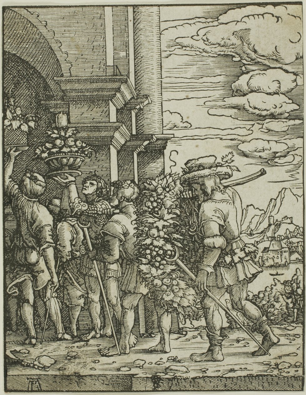 Josua och Kaleb av Albrecht Altdorfer